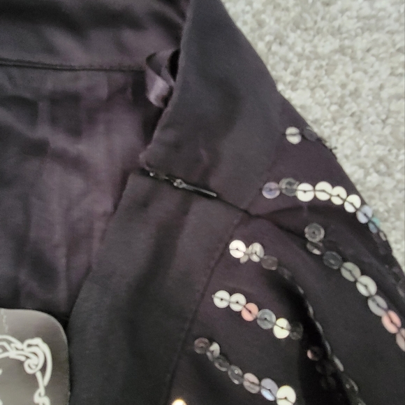 Black Angie Skirt with Sequins - Picture 6 of 6